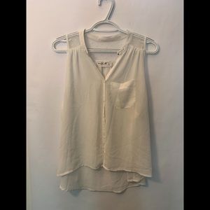 Chiffon button down top